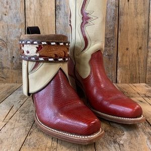 Us 7 upcycled Frye Boot